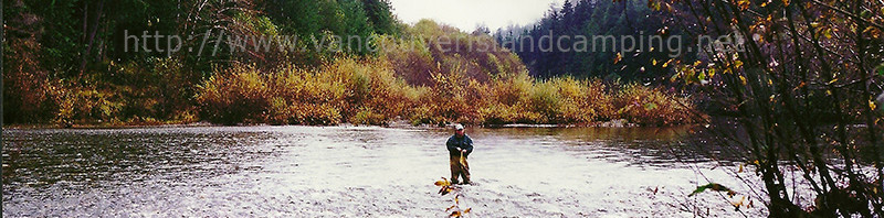 Fiishing for steelhead on the conuma river