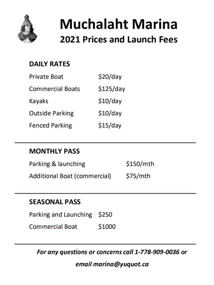 gold river boat launch prices