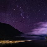 starlit gold river estuary